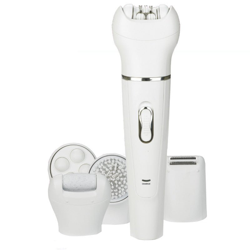 5 in 1 Multi - Functional Portable Face and body Skin Care Electric Massager Scrubber with Facial Latex Brush - My Store