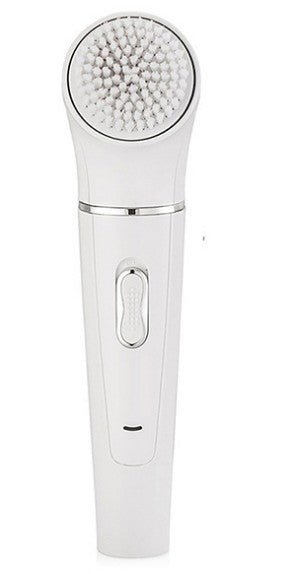 5 in 1 Multi - Functional Portable Face and body Skin Care Electric Massager Scrubber with Facial Latex Brush - My Store