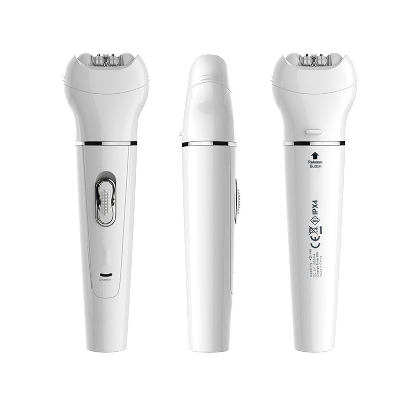 5 in 1 Multi - Functional Portable Face and body Skin Care Electric Massager Scrubber with Facial Latex Brush - My Store