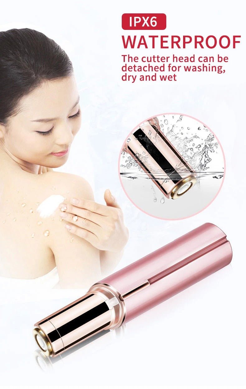 Electric Eyebrow Trimmer Mini Epilator Lipstick Facial Hair Removal Portable Women Painless Razor Tool - My Store
